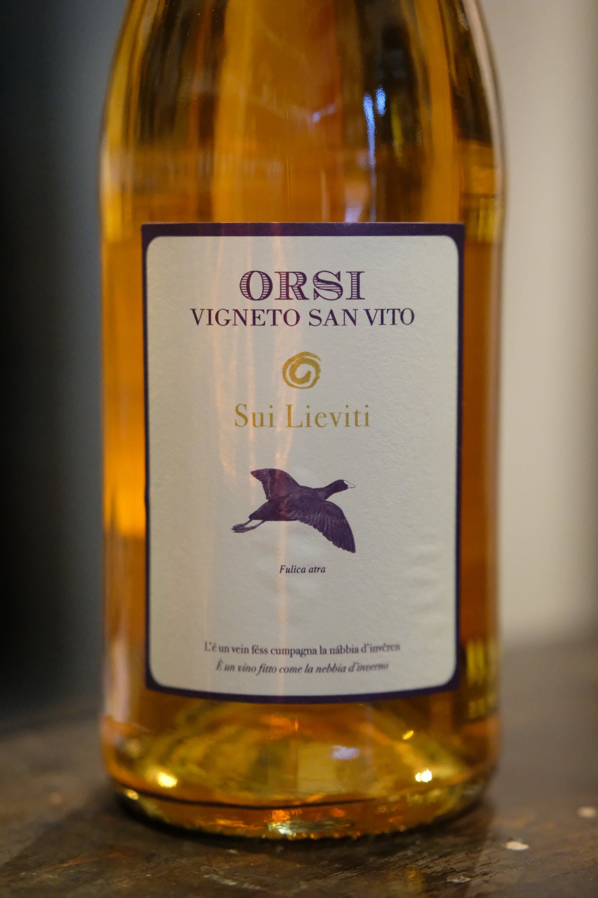 オルシ ヴィニェート サン ヴィート / スイ リエヴィティ ヴィーノ ビアンコ フリッザンテ ORSI Vigneto San Vito / Sui Lieviti Vino Bianco Frizzante 2023(L-SVPSL2023) 白微泡