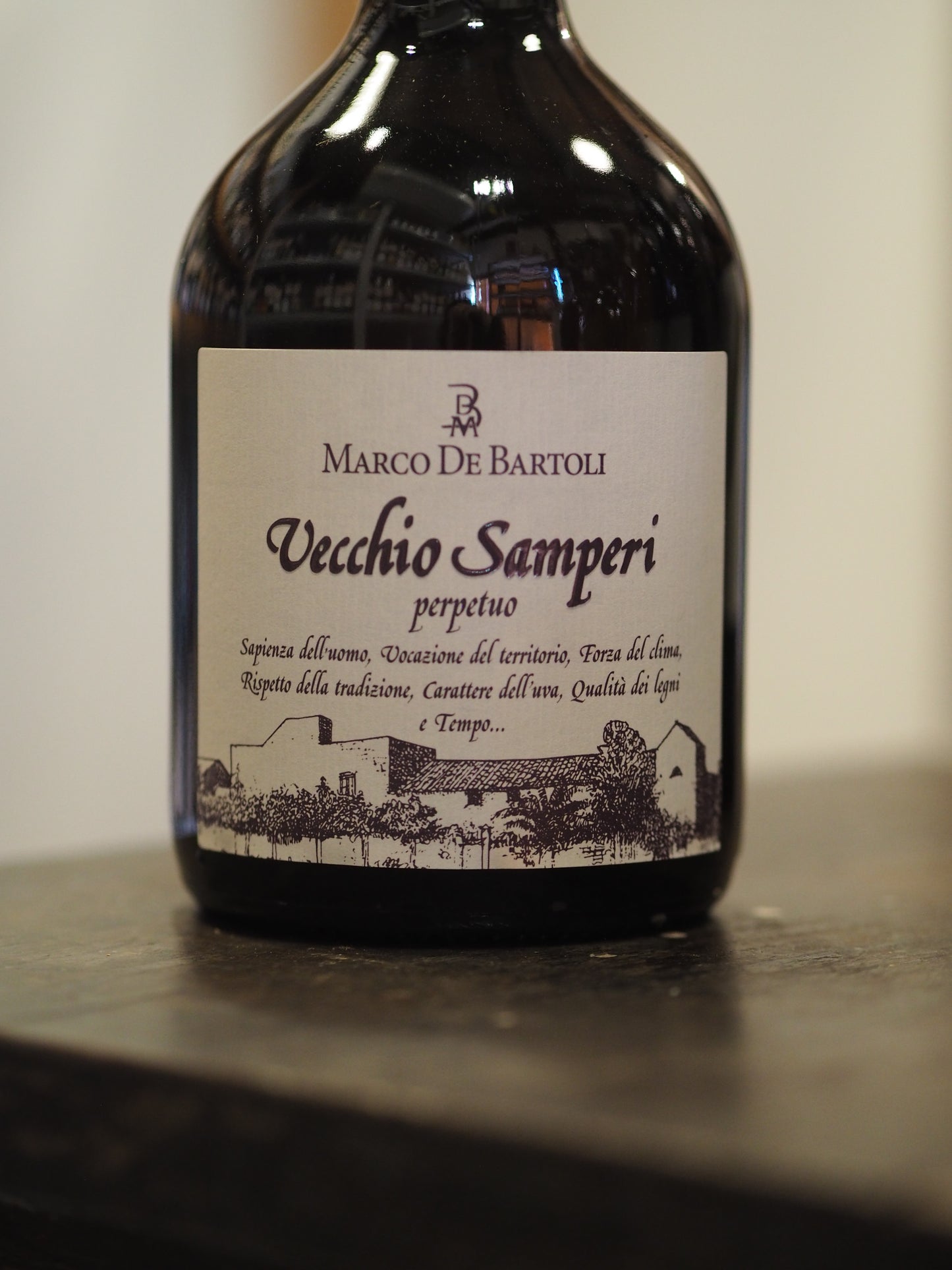 デ バルトリ / ヴェッキオ サンペーリ　De Bartoli / Vecchio Samperi NV(L.12024) 白酸化熟成