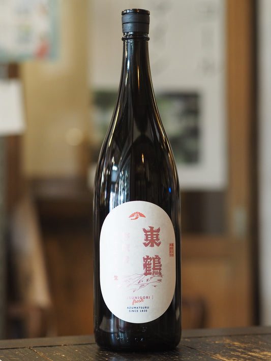 東鶴　純米吟醸　芽吹き　うすにごり　生　1.8L