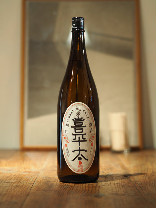 寒北斗　清香初代　喜平太　純米　1.8L