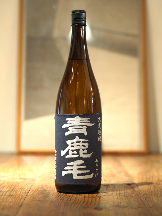 大麦焼酎　青鹿毛　25度　1.8Ｌ　