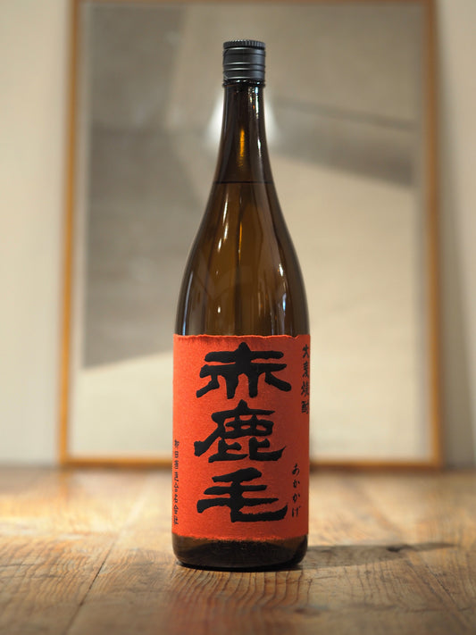 大麦焼酎　赤鹿毛　25度　1.8Ｌ　