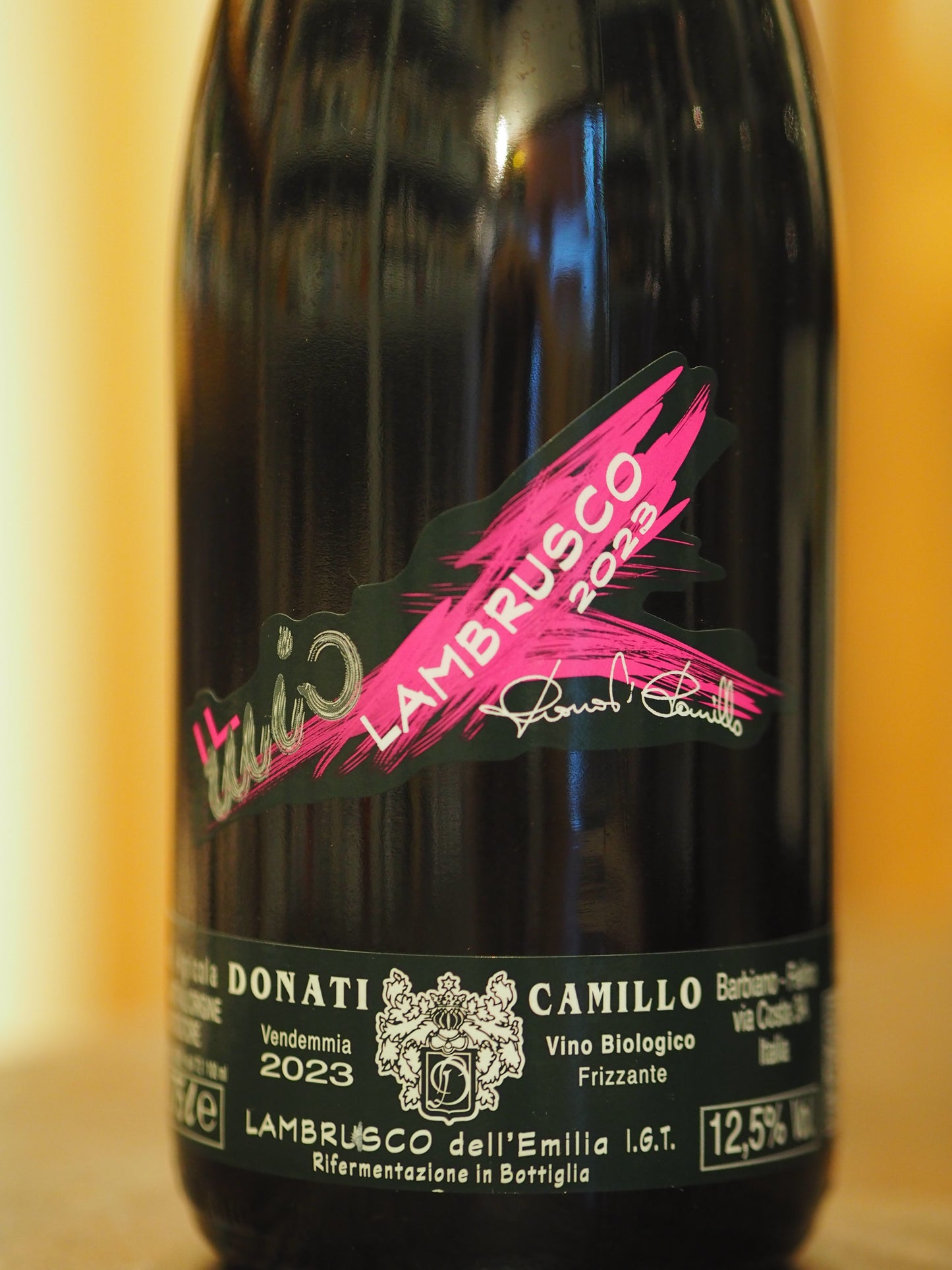 カミッロ ドナーティ Lambrusco　ランブルスコ　2023　赤微泡