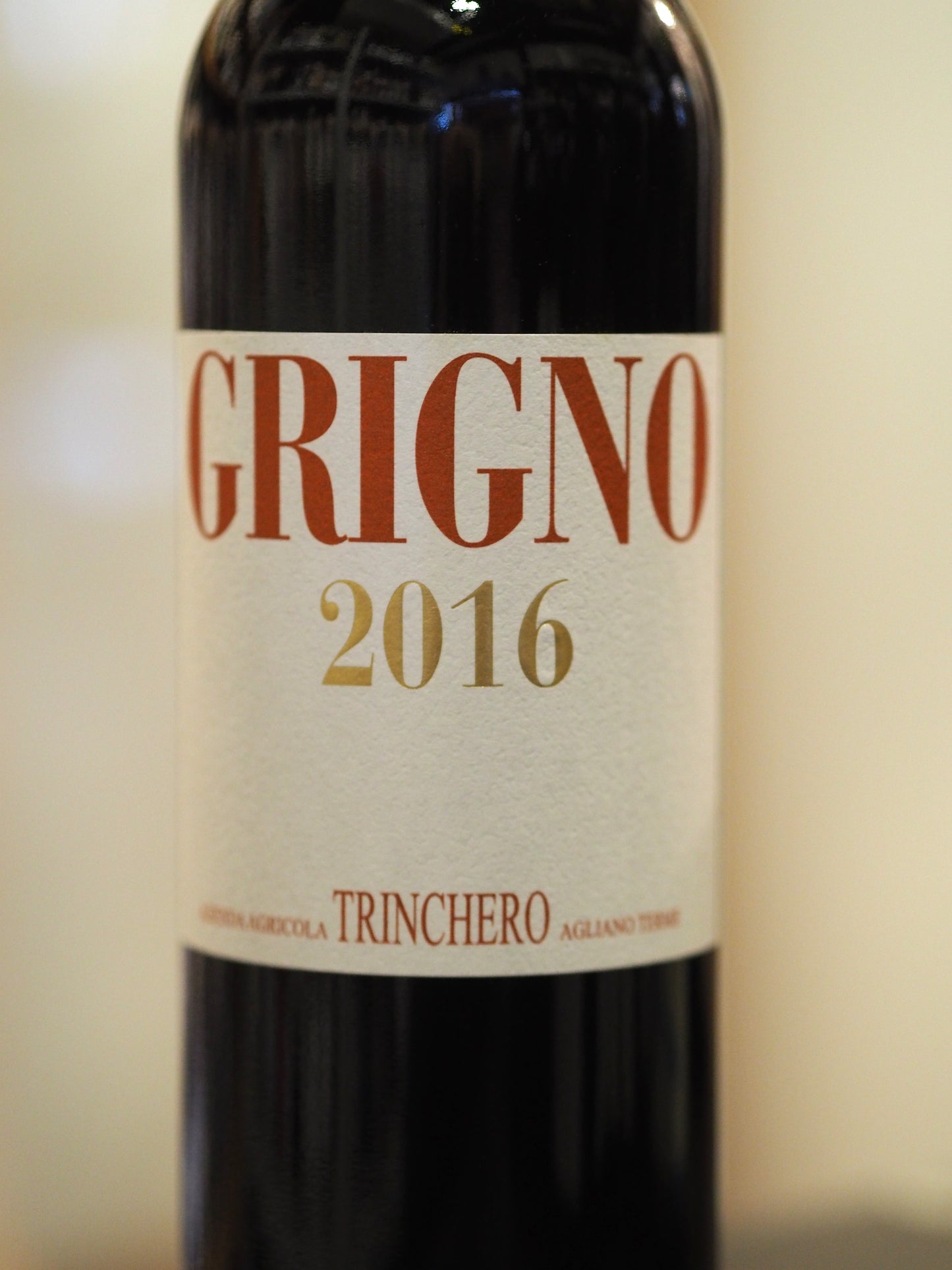 トリンケーロ / グリニョ Trinchero / Grigno 2016 【赤】
